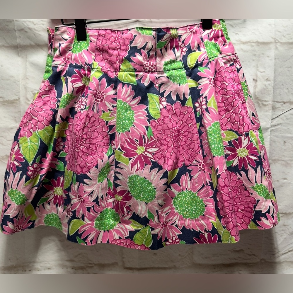 Vintage Lily Pulitzer pink floral‎ skorts size 10
